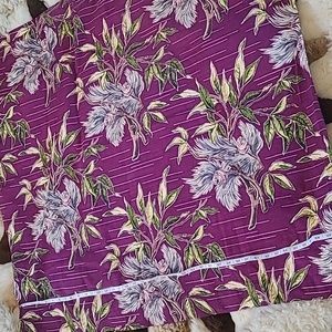 1930s Barkcloth Fabric 40x40 square